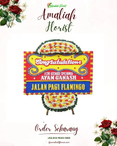 Sewa Papan Bunga Paket Pernikahan Jakarta